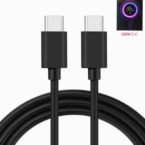 ILEPO 100W USB C to USB Type C Cable Fast Charge PD Charger Cable For iPhone12 11 pro max Samsung HUAWEI xiaomi 1M 2M Cable