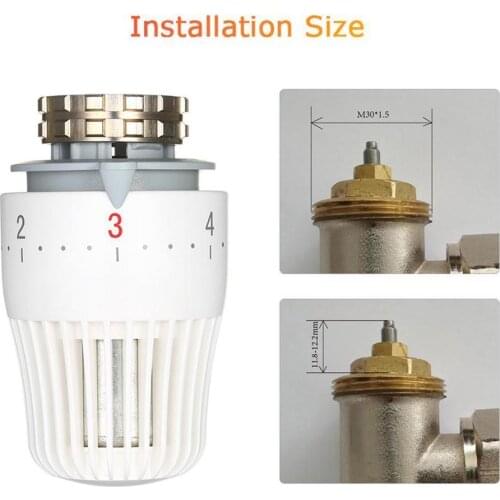 Thermostatic Radiator Brass Dn15 Dn20 Dn25 Floor Heating Thermostatic System Radiator Z3M1