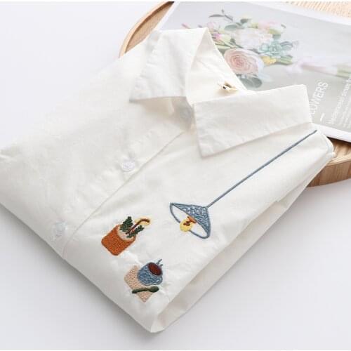 Белые блузки LFFMHMT China At AliExpress