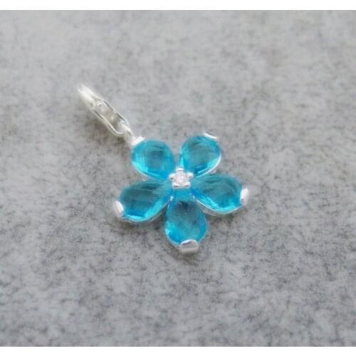 PT3050 Hot sale Pendants Black Flower For Women Lover Trendy Gift Trendy Style Glam And Soul Fashion Necklace Fit Bag Bracelet