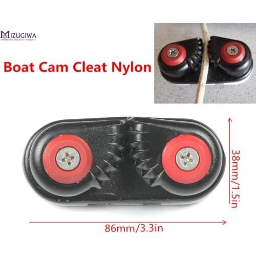 Marine Composite Cam Cleat Nylon Sailing Sailboat Ball Bearing Cam-Matic Cleats, Cam-matic Alum Cam Cleat 86mm Kayak Canoe