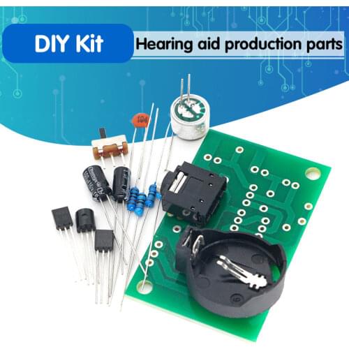 Diy electronic kit set Hearing aid Audio amplification amplifier Practice teaching competition, electronic DIY interest making