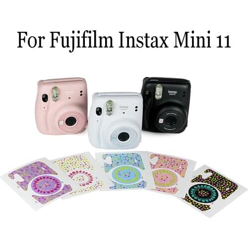Besegad Cute Sunflower Camera Body Decorative Body Sticker Decal for Fujifilm Instax Mini 11 Instant Camera hot sale