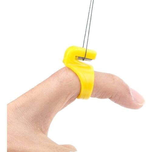 Finger Blade Needle Sewing Craft Thread Cutter 3PCS/set Plastic Thimble Sewing Ring Household Sewing Machine Accessory