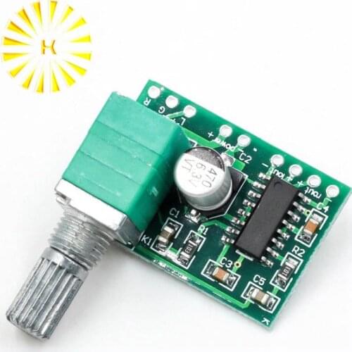 PAM8403 5V Power Audio Amplifier Board 2 Channel 3W W Volume Control/ USB Power Connector
