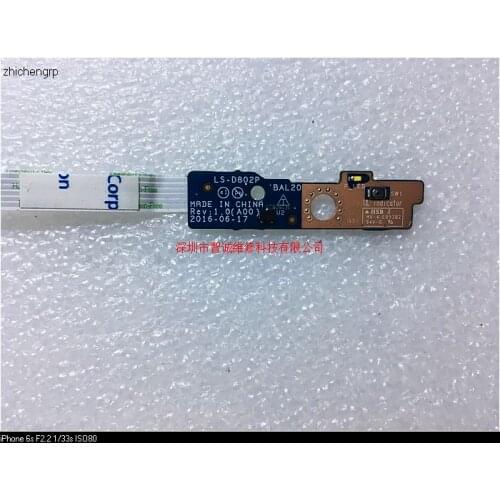 For DELL Inspiron 5567 5767 BAL20 power button board LS-D802P power BAL30 DC CABLE R6RKM USB Card Reader Board LS-D801P D99YJ