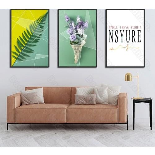 Posters and Prints Plant Flower Pattern Painting Living Room Mural Bedroom Corridor Dining Room Entrance Wall Painting