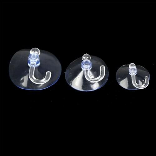 5pcs Clear Sucker Suction Cups Mushroom Head Suckers Cup Button For Home Window Decoration Wedding Car Glass 2/3/4cm
