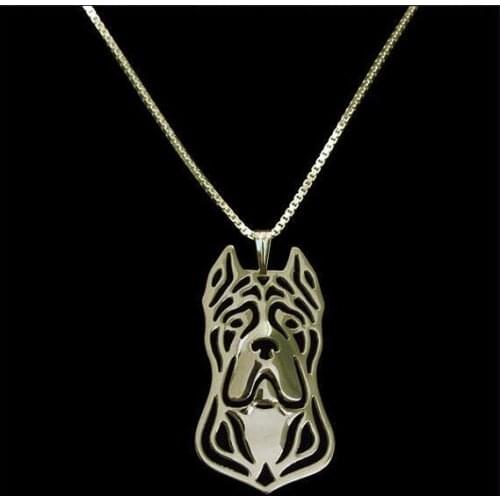 Drop shipping-Cane Corso (cropped ears) Necklace
