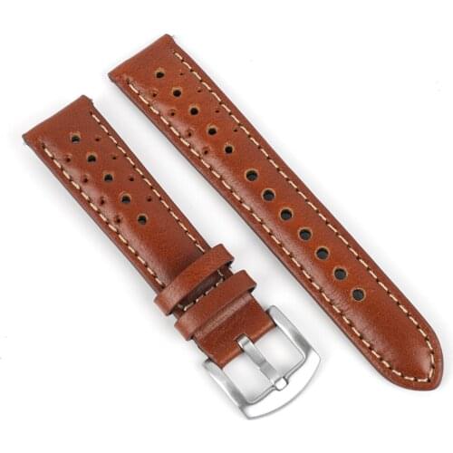 Cow Leather Watchbands 18mm 19mm 20mm 22mm Genuine Leather Vintage Wrist Watch Band Strap Brown Black Belt Quick Release