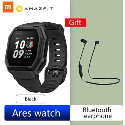 2021 NEW Xiaomi AMAZFIT Ares Smartwatch Outdoor Sports Bracelet GPS Positioning Bluetooth Phone Reminder Gift Bluetooth Headset
