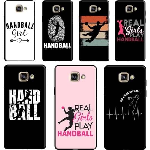 Stylish Playing Handball Case For Samsung A9 A8 A6 A7 J8 2018 A3 A5 J4 J6 Plus J1 J3 J5 J7 2017 2016 Phone Cover