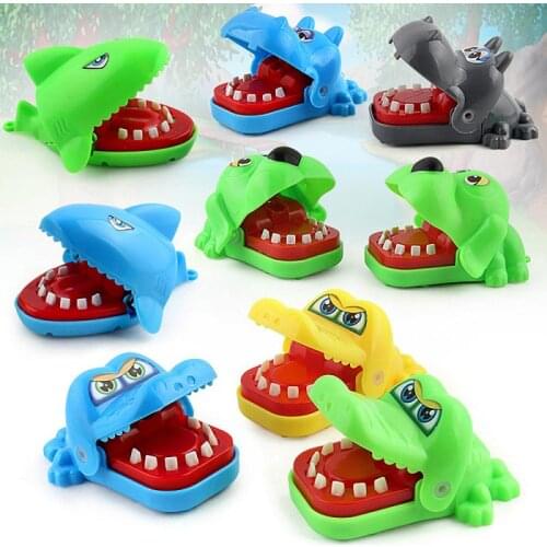 Funny Toy Mouth Dentist Bite Finger Toy Pulling Crocodile Teeth Games Toys Kids Funny Toy For Children Kids Biting Finger Game