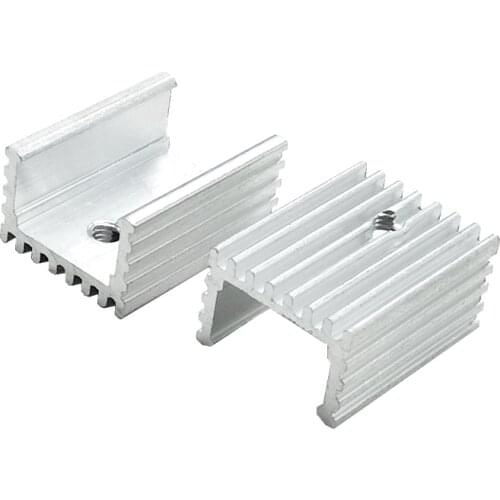 10pcs Heat Sink Transistor Radiator TO220 Cooler Cooling 20*15*10MM