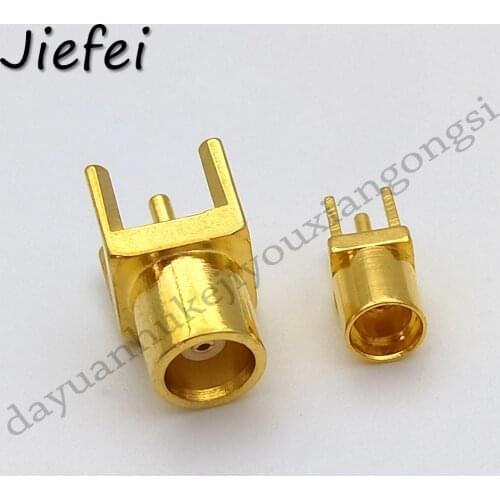 2 Pcs MCX Female / MMCX Female Straight PCB Mount Center Solder RF Coaxial Connector Adapter