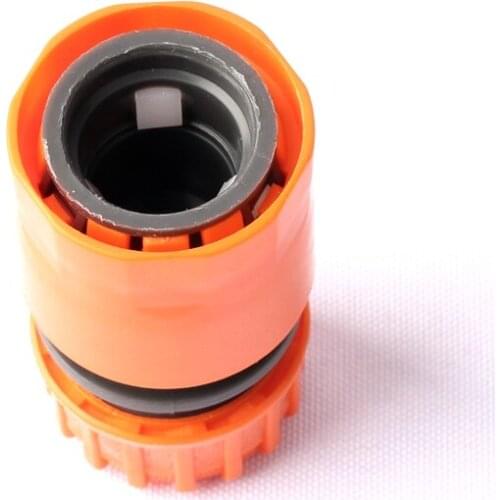 20pcs 1/2 inch Garden Hose Adapter Car Washing Water Gun Quick Connector Green Thumb Orange Plastic Coupling