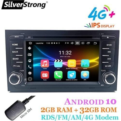 7 Inch Android 10,Car Radio DVD,A4 RADIO GPS,Multimedia Player For Audi A4/RS4/EXEO 2002-2007,Head Unit,Carplay 1080p DVR option