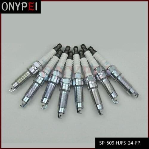 8 PCS SP-509 HJFS-24-FP Platinum Spark Plugs For Ford F250 Lincoln Mercury SP509 HJFS24FP