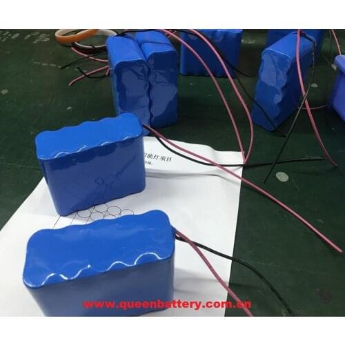 1S10P 3.7V26AH QB 18650 battery pack QB18660 with pcb 3-6A for lamp