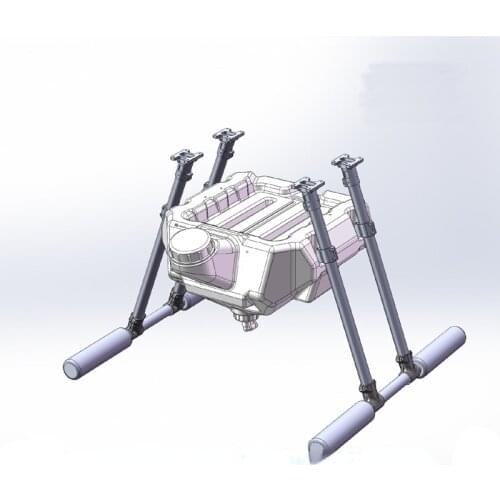 EFT 10KG 10L Water Tank with Carbon Fiber Landing Gear Stand for Spray Pump Agriculture Drone Agricultural Quadcopter Hexacopter