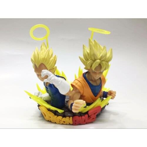 Dragon Ball Son Goku Bejita Yonsei Super Saiyan Model Toy Action Figure Classic Anime Color Box Ornaments Gift Toy Collection