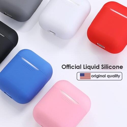 Jokod Airpods Silicone Cover Earphones for Apple Airpods case Wireless Earphone Protective Cover Box for AirPods