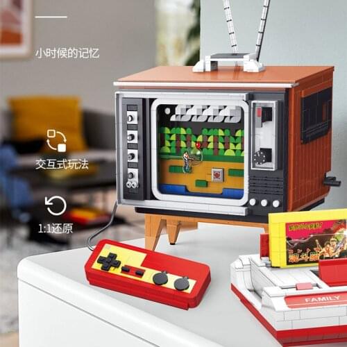 K129 2974Pcs FC Game Toys Series The Infernal FC Contras Model Building Blocks Assembly Bricks Educational Kids Christmas Gifts