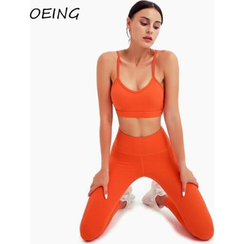 Fitness Jogging Yoga Sets Women Workout Gym Clothes Sport Bras and Seamless Leggings 2 Piece Sets