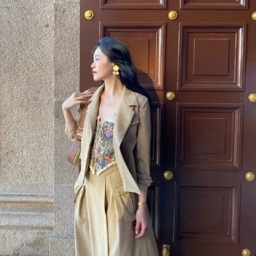 Summer western style retro broken flowers slim slimming lace corset Womens tube top Camisole vintage cloth Bandage crop top