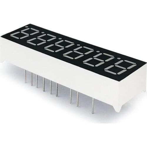 MCIGICM 10pcs 7 segment Common Anode 6 Bit digital Tube 0.36" 0.36in. Red LED Display 7 segmentos LED Digital tube