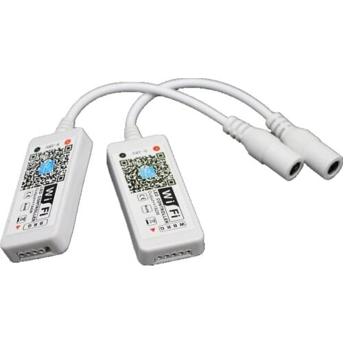 Wifi LED RGBW RGB Controller DC12V mini controller for 5050 RGBW RGB LED Strip module light free shipping