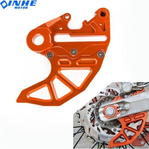 Motorcycle Rear Brake Disc Guard Cover Protector Aperture 25MM For KTM SX SX-E EXC EXCF 125 250 300 350 400 450 2004-2012