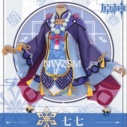 Genshin Impact COS clothing frozen back to the soul night small zombie seven sevencosplay