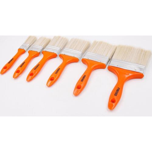 6 Pcs/set 1-4" High Quality Paint Brush Set PTE Hair Oil Brush Available Acrylic Paint Brushes for Art Supply or Home Decoration