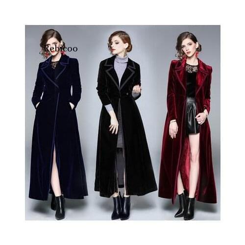 Rebicoo Women's Long Trench Coats