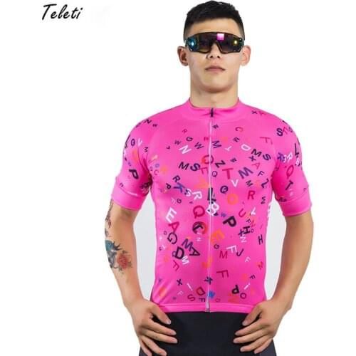 Teleyi 2017 pro Team Racing Sport Bike Cycling Jersey Short Sleeve Bicycle Jersey mtb Breathable Cycling Clothing Ropa Ciclismo