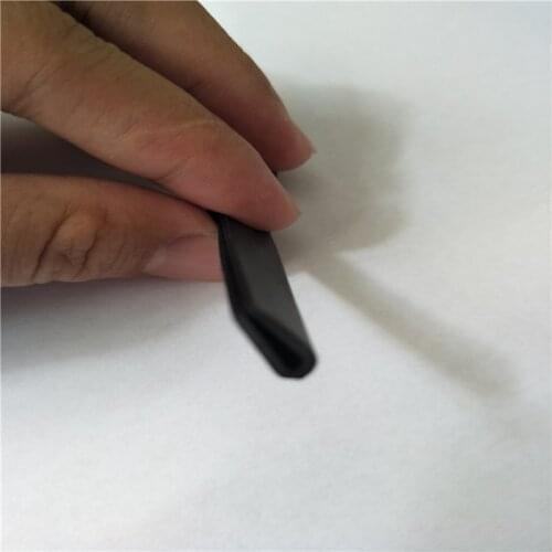 U Channel Rubber Edge Edging Trim Strip Seal Car Protection 10x5mm Opening DIY Flexible Door Windows Sound Dust Proofing 10m