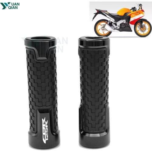 Universal 7/8"Motorcycle Accessories Aluminum Handle Bar Handlebar Hand Grips For Honda CBR125R CBR 125 R 2004 2005 2006-2012