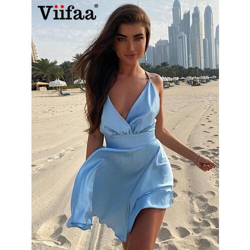Viifaa Summer Wrap Dresses