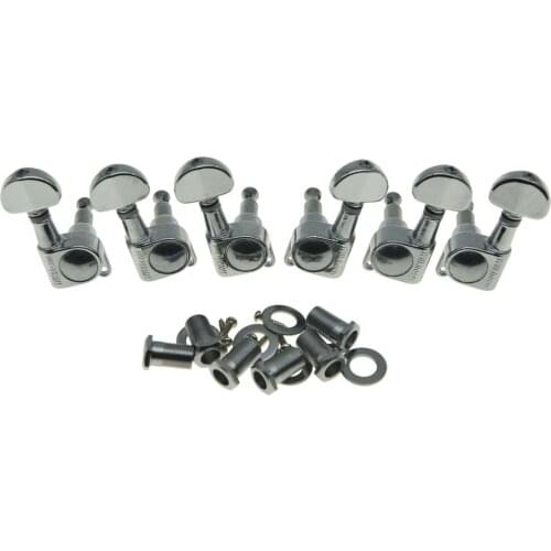 Wilkinson 3x3 ROTO Style Guitar Tuners Tuning Keys Pegs Guitar Machine Heads for Les Paul or Acoustic Guitars Chrome/Gold