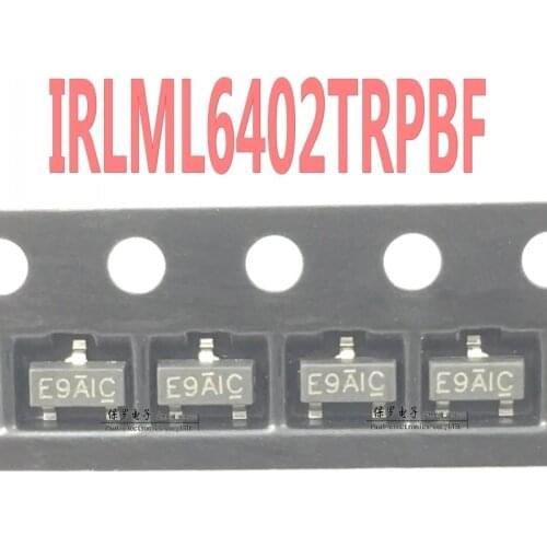 10pcs 100% orginal new MOS field effect tube IRLML6402TRPBF IRLML6402 SOT-23 real stock
