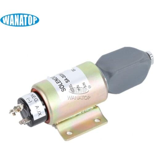 12V electric solenoid SA-3838-12 2003-12E7U1B1S2A 2001-12E2U1B1S1A 2370-12ESU1B5S 2848A256 for 6BT 5.9L diesel engine