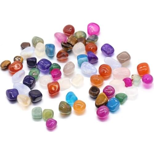 50g Fish Tank Bonsai Decorations Irregural Shape Natural Stones Loose Beads Energy Gemstones Beads for Bonsai Decorations