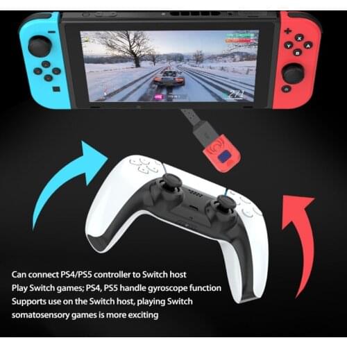 Y1AE USB Wireless Controller Adapter Gamepad Receiver Bluetooth-compatible Converter