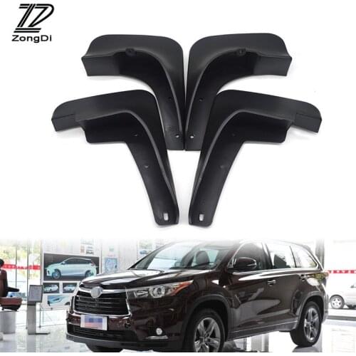 ZD Car Front Rear Mudguards For Toyota Highlander / Kluger(AU) 2008-2010 Pre-Facelift 2011-2013 Facelift 2014-2017 Accessories