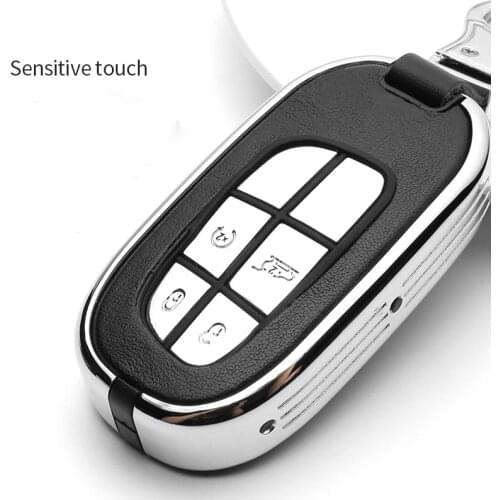 Zinc alloy Car Key Case Cover Keychain For Jeep Renegade 2014 2015 Grand Cherokee Chrysler 300C car keys accessories