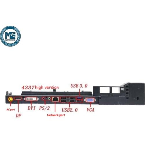 Dock Port replicator for lenovo T410 T420 T430S T520 x220 X2304337 3.0 docking station with 2key refurbished