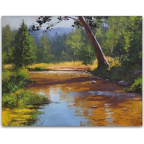 DONGMEI OIL PAINTING hand-painted oil painting high quality wall landscape pictures for living room DM-15102608