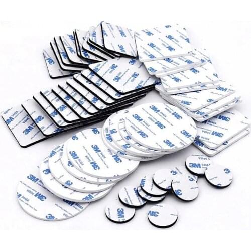 3M Double Sided Foam Tape Strong Pad Mounting Adhesive Tape Sticky Tape Black White Multiple size Include Round and Square