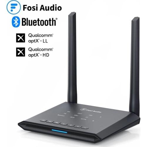 Fosi Audio Wireless 3 in1 Bluetooth Receiver Adapter Surpport APTX HD BT Audio Transmitter BT05 For Amplifier Preamplifier